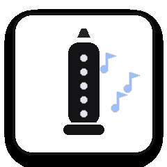 Clarinet animated sticker